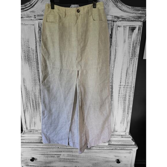 Reformation Linen Maxi Skirt - New Size 12 - Picture 5 of 5